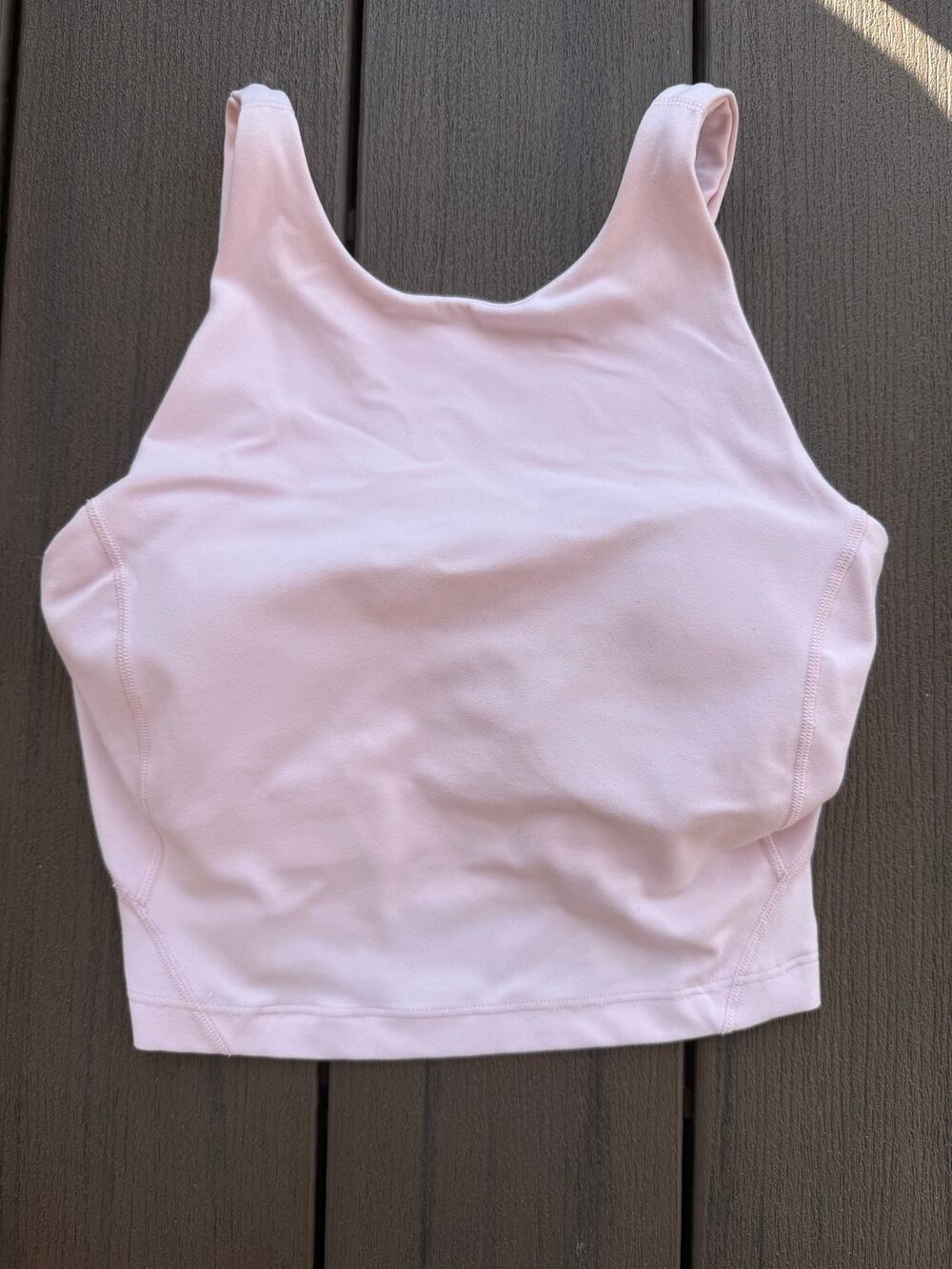 Lululemon Align Tank High Neck sz 2 Strawberry Milkshake Pink
